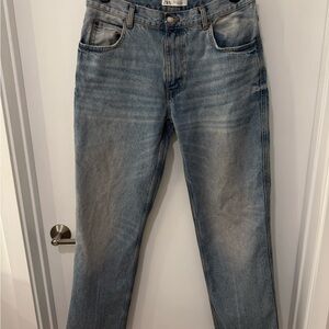 Zara Men's Light Blue Straight Jeans